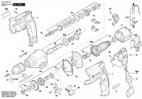 Bosch 3 601 AB2 062 GBM13-2RE Drill 110 V / GB Spare Parts GBM13-2RE